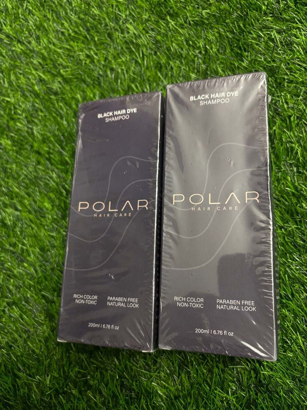 Polar Hair Care Black Hair Dye Shampoo 200ml / 6.76 fl oz New